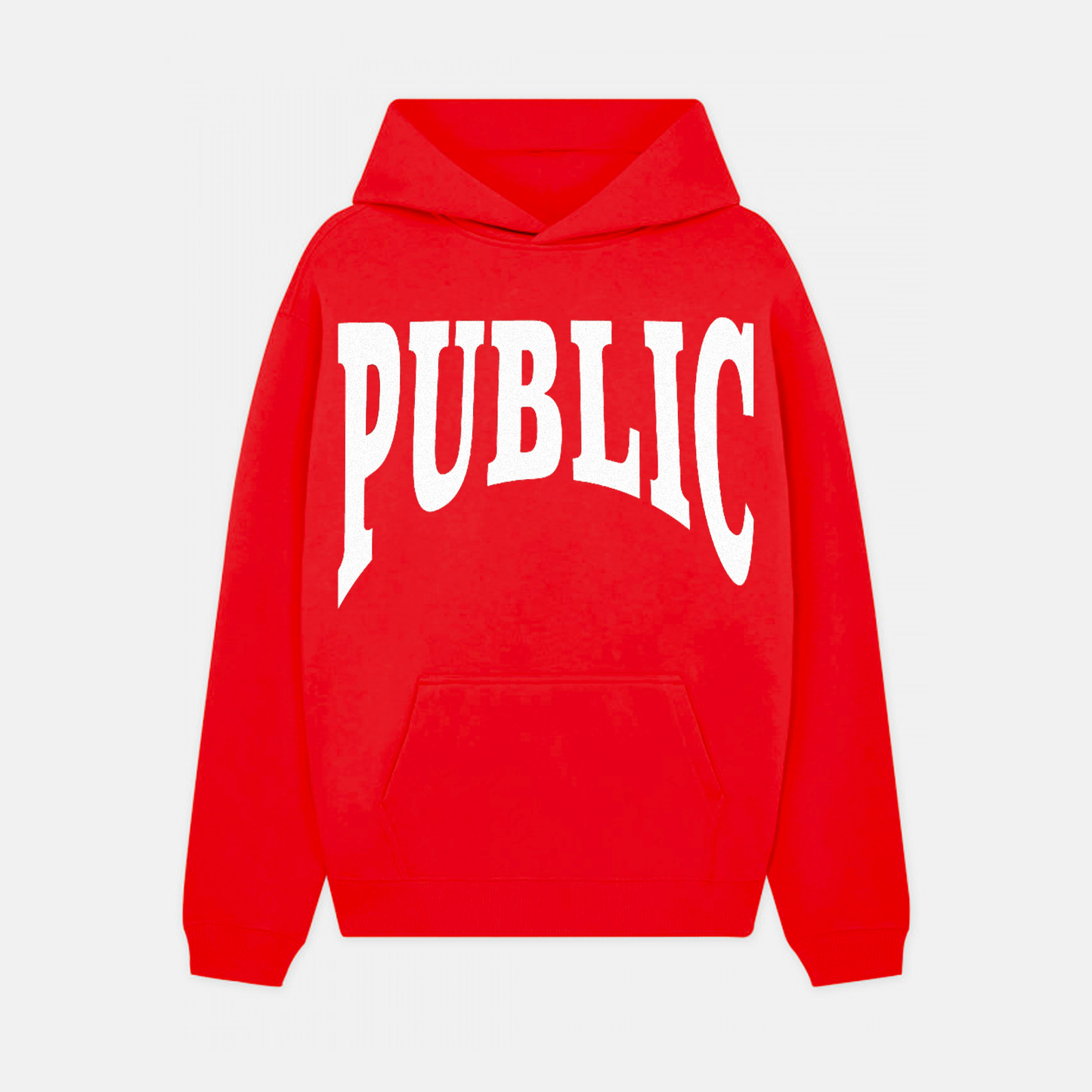 PUBLIC ADVISORY HOODIE (RED)